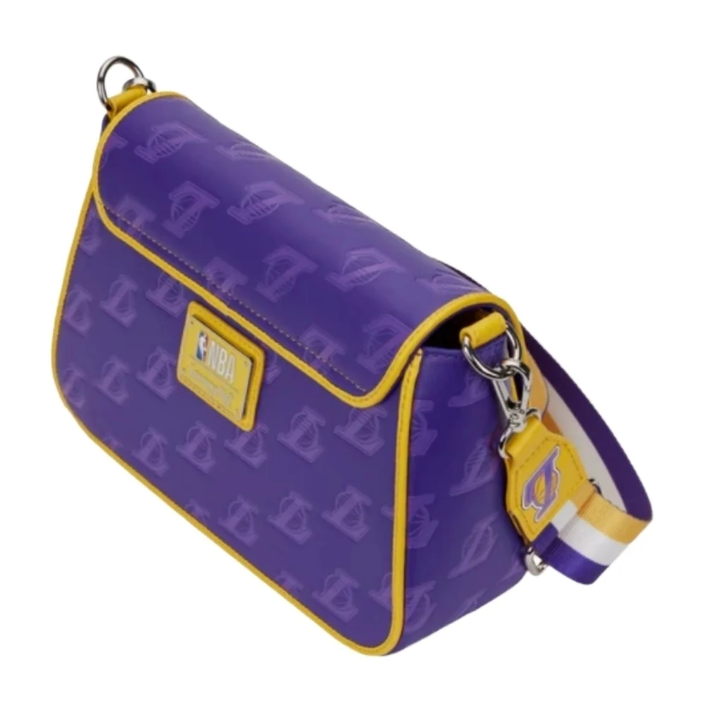 Loungefly NBA Los Angeles Lakers Logo Crossbody Purse